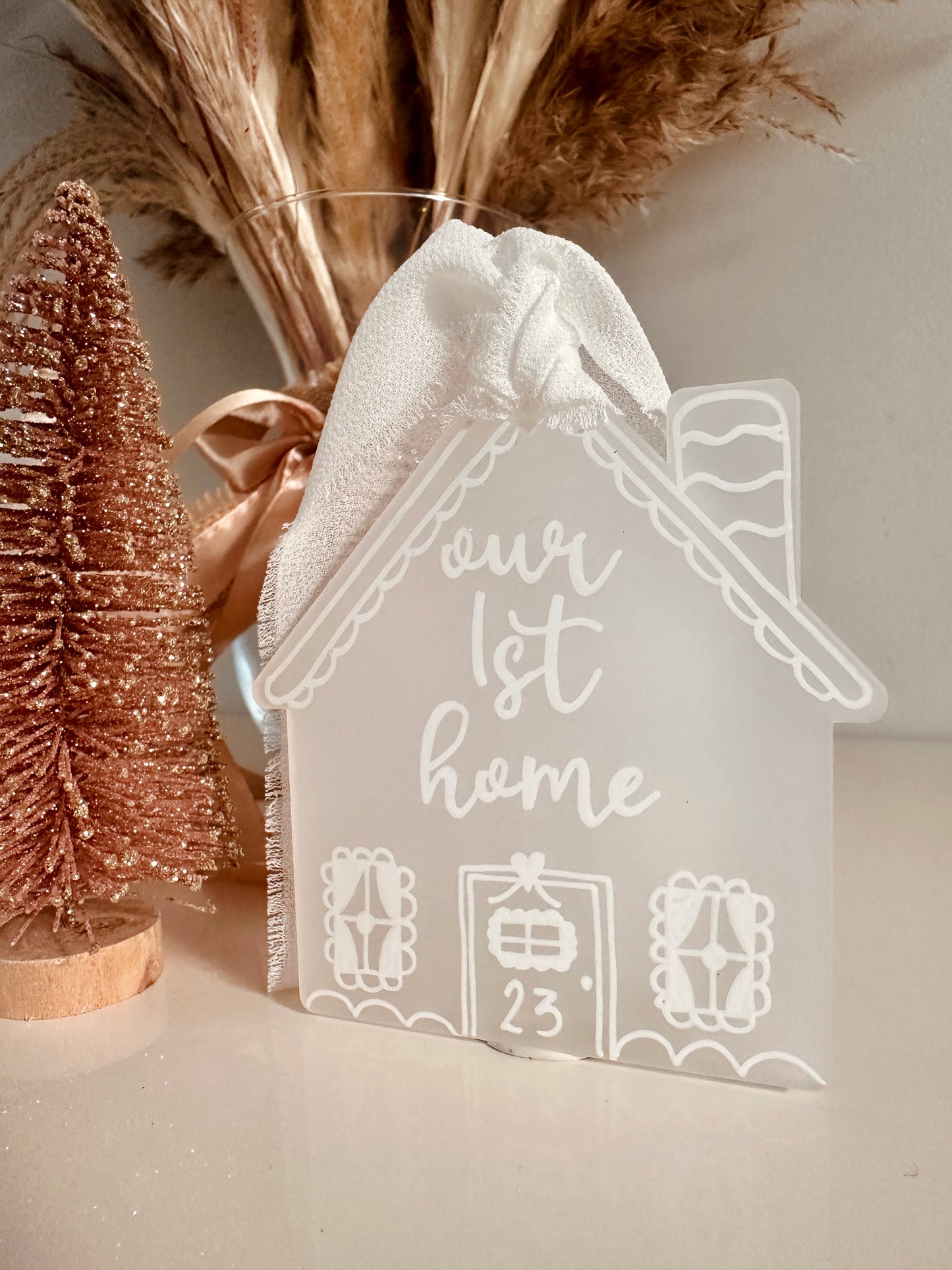 Personalised 'Our First Home' Christmas Ornament