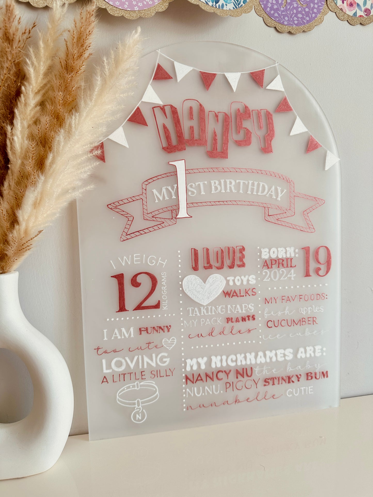 Dog Birthday Sign