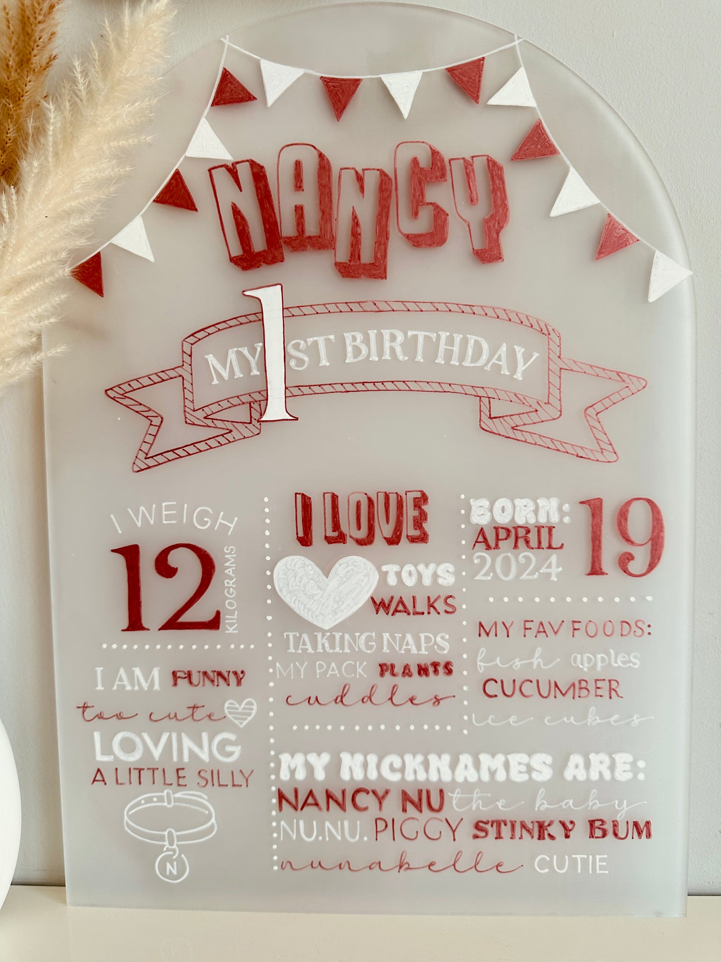 Dog Birthday Sign