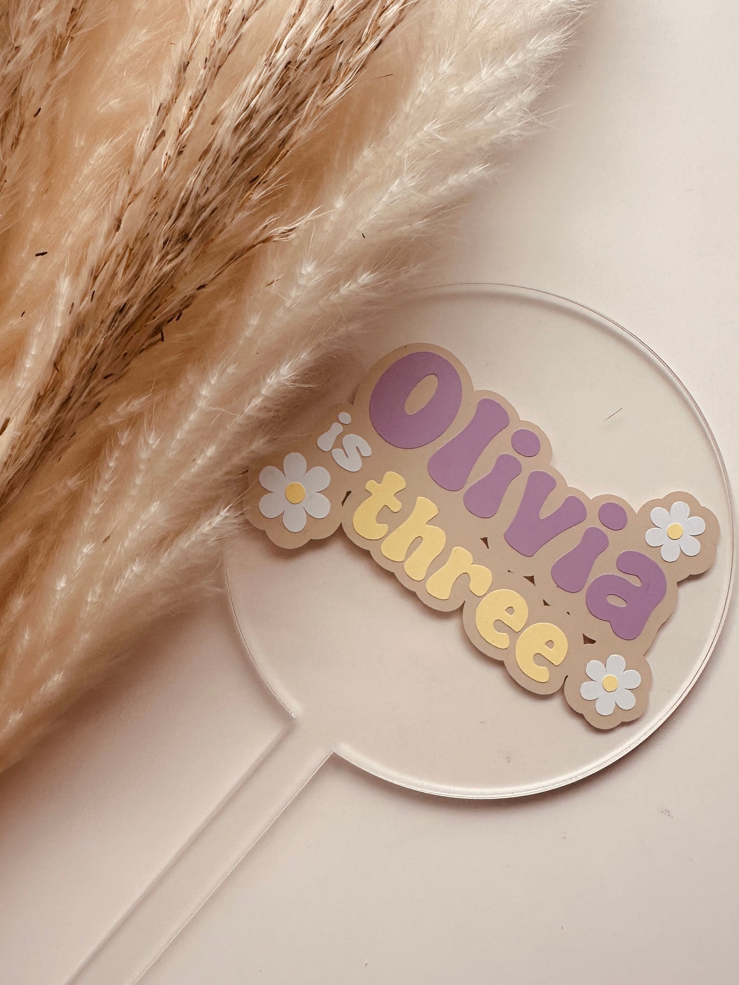 Daisy Cake Topper