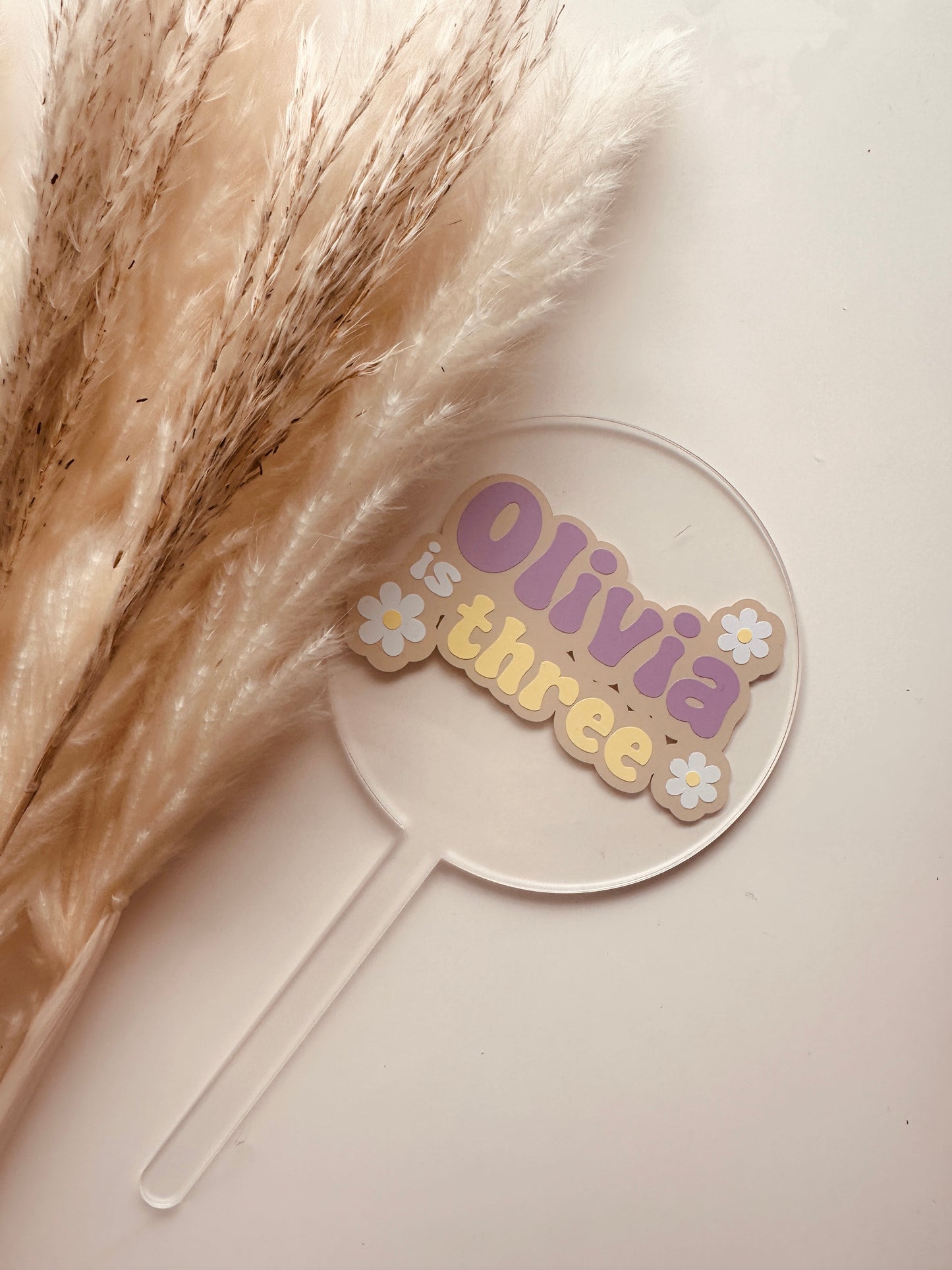 Daisy Cake Topper