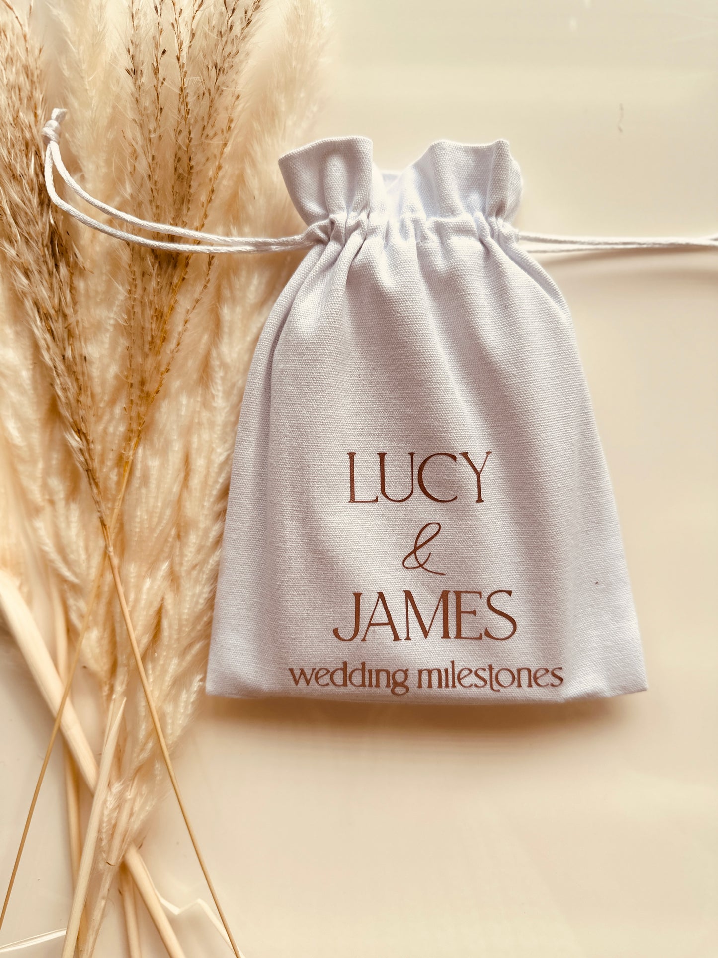 Personalised Wedding Milestone Cards