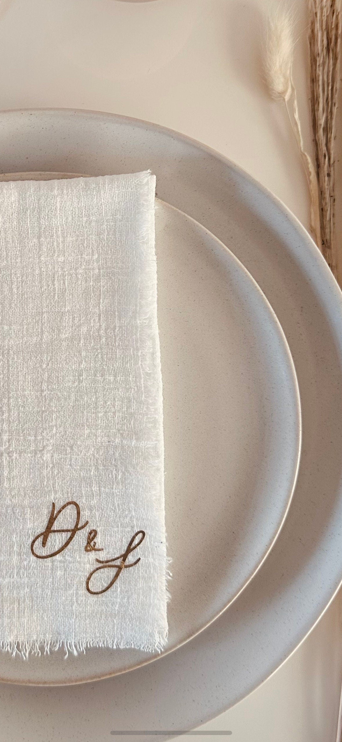 Personalised Wedding Napkin