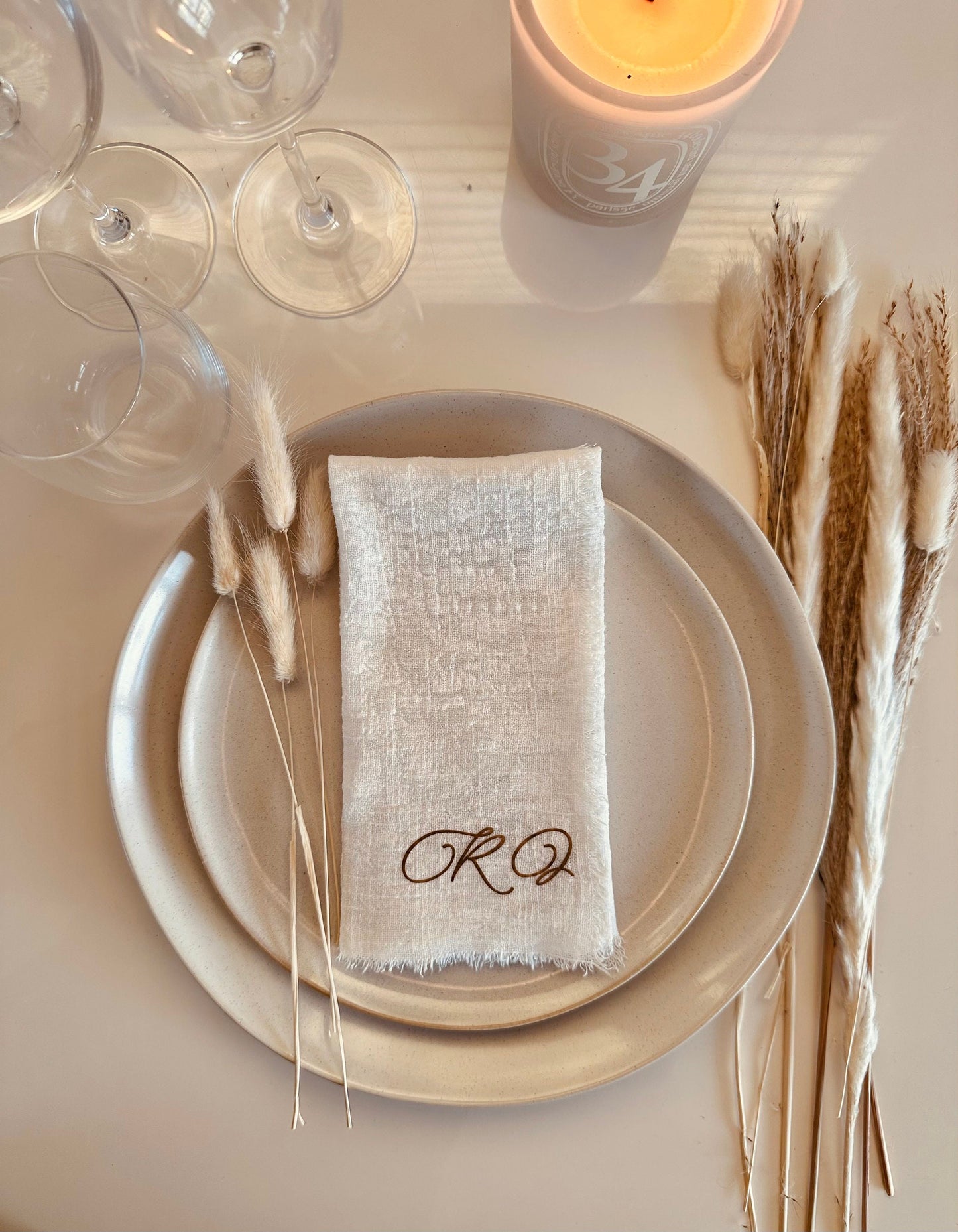 Personalised Wedding Napkin