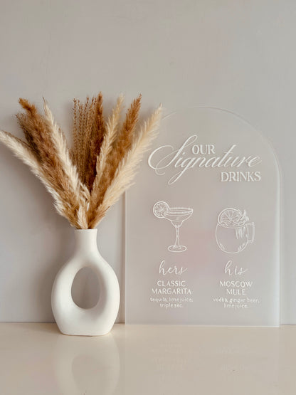 Signature Cocktail Menu