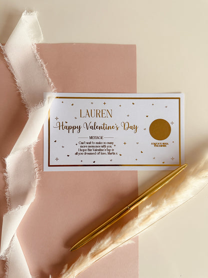 Personalised Gift Scratch To Reveal