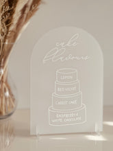 Load image into Gallery viewer, Wedding Signage - Cake Flavours
