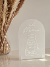 Load image into Gallery viewer, Wedding Signage - Cake Flavours
