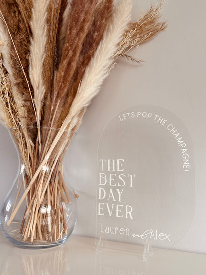 Wedding Signage - Best Day Ever