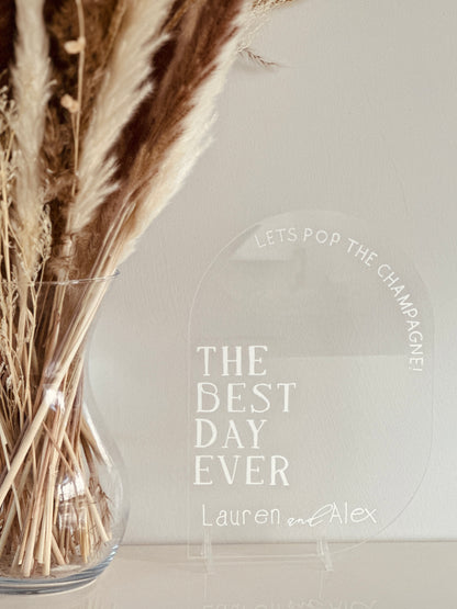Wedding Signage - Best Day Ever