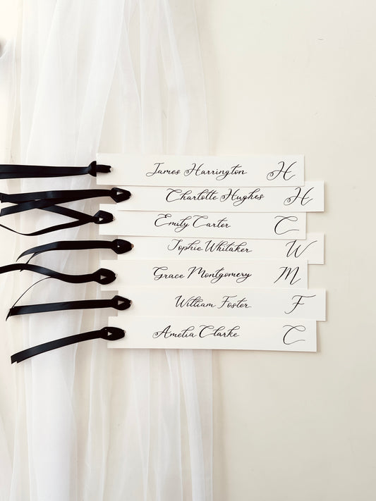 Initial Place Cards