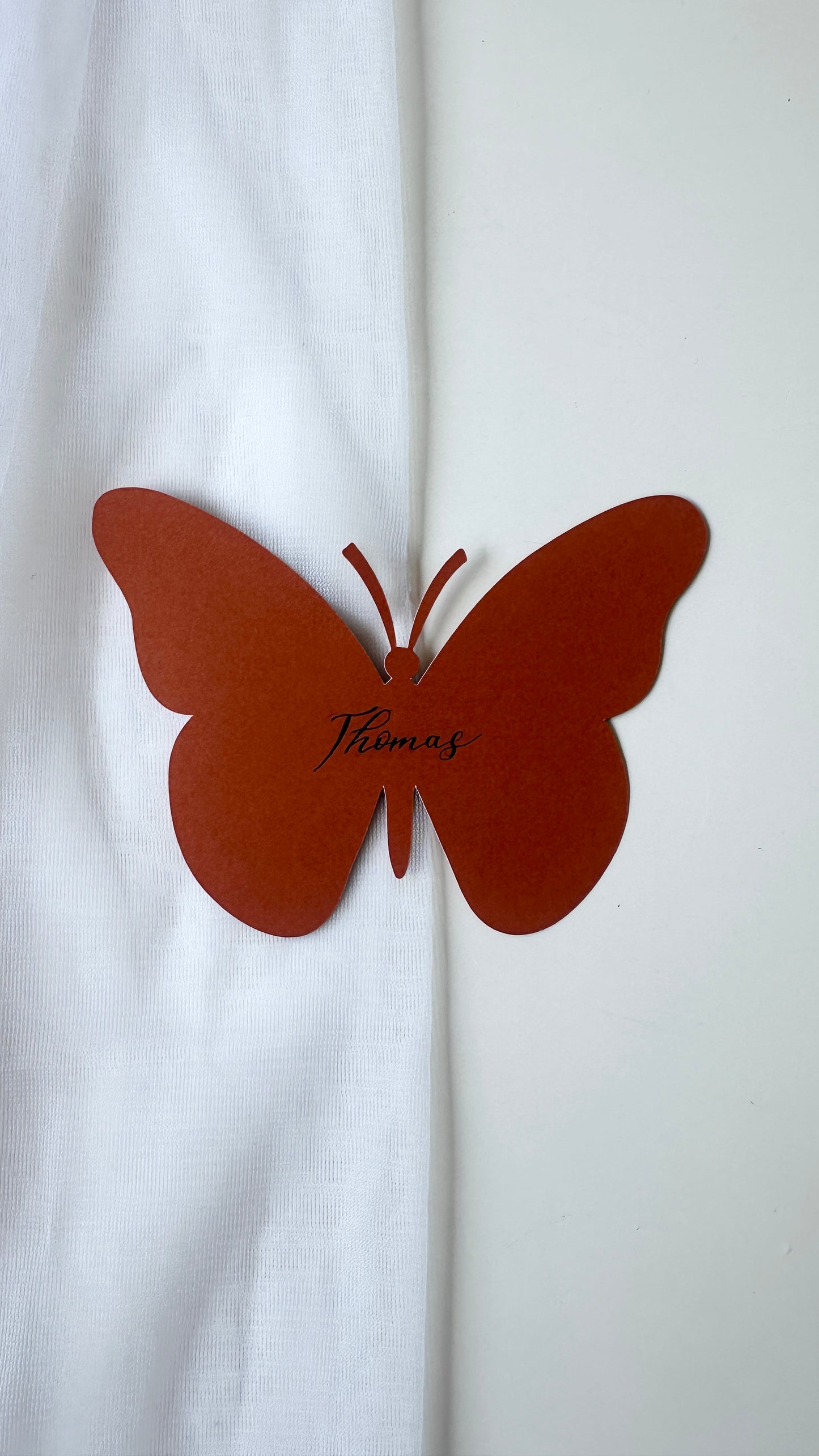 Orange Butterfly Place Cards- Assorted Shades