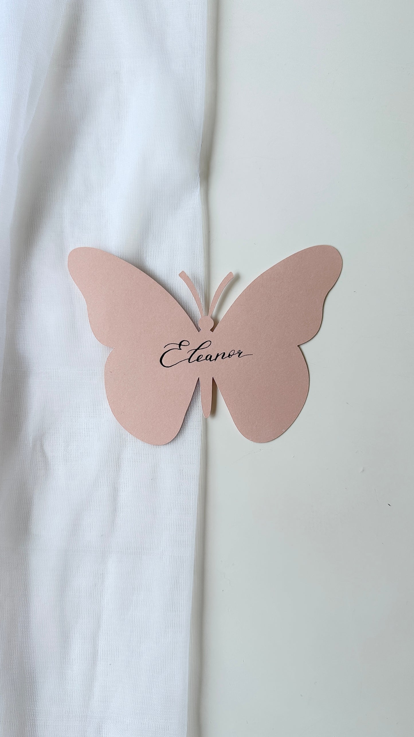 Orange Butterfly Place Cards- Assorted Shades