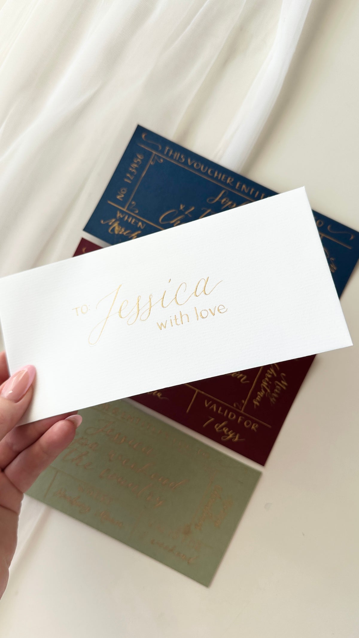 Personalised Handwritten Christmas Gift Voucher