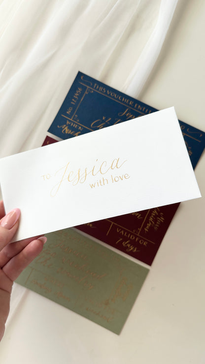 Personalised Handwritten Christmas Gift Voucher