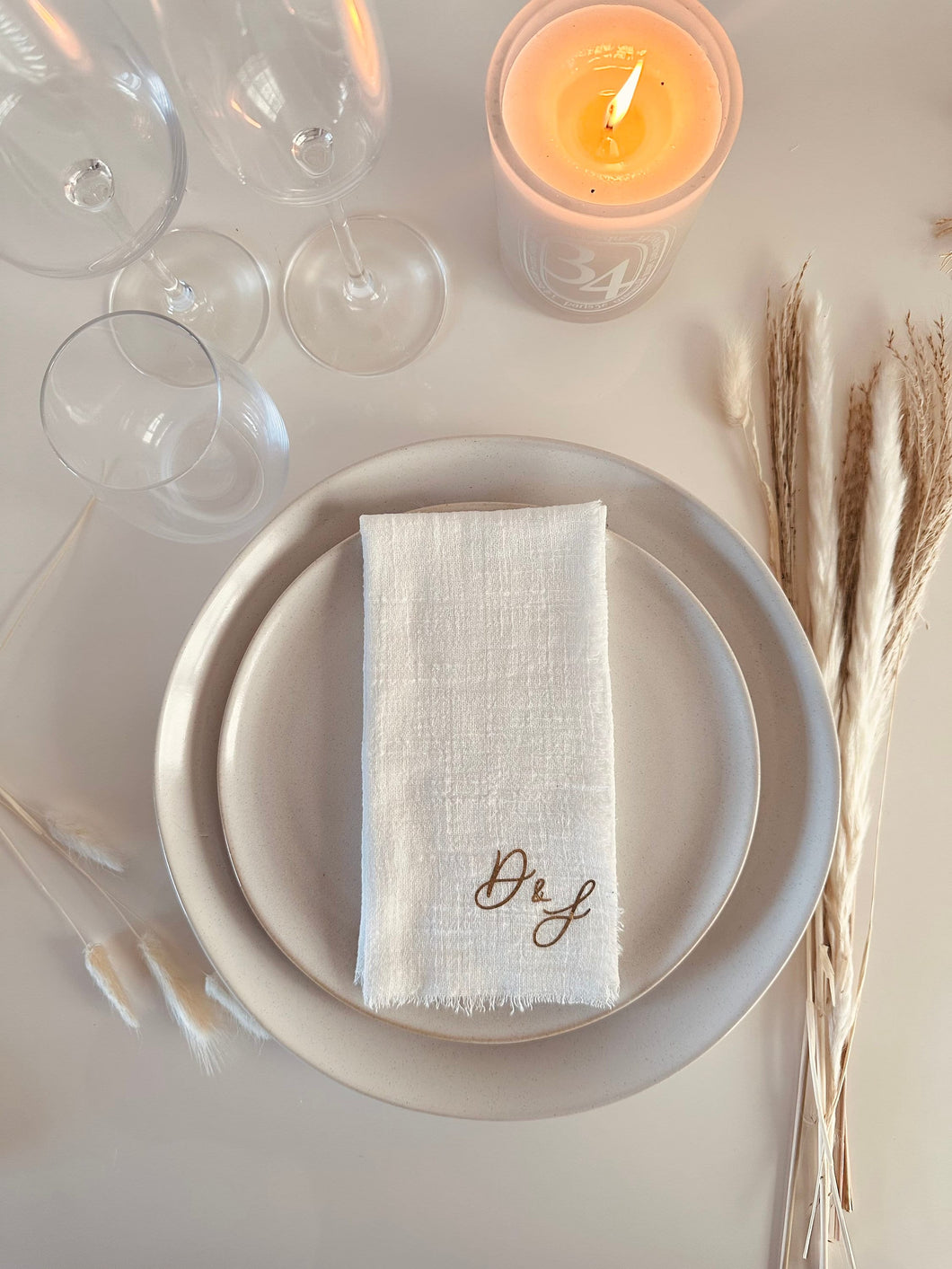 Personalised Wedding Napkin