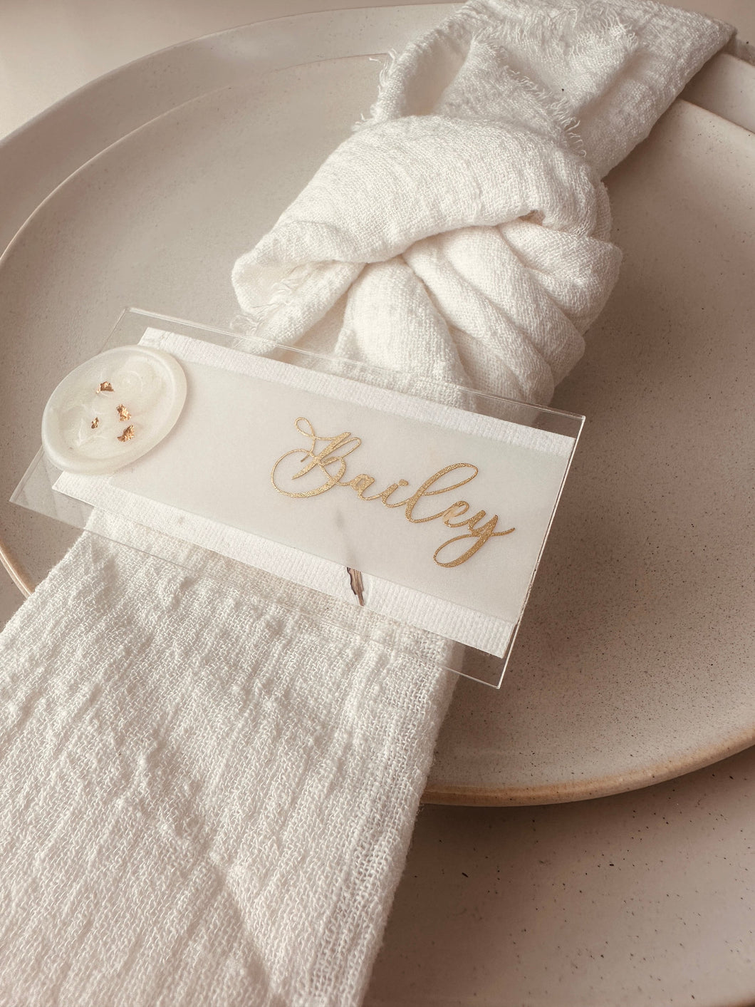 Vellum Name Cards