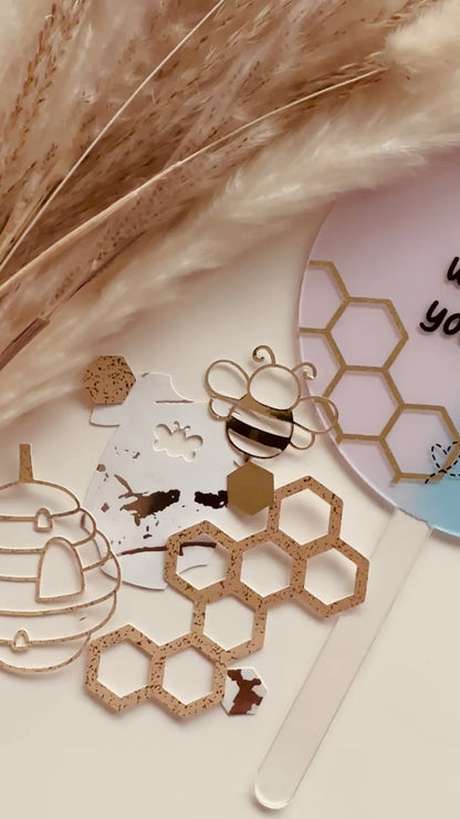 What Will You Bee Cake Topper